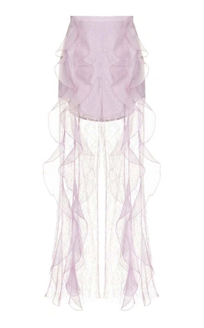 NWT Alice McCall Lilac Valerie Ruffle Lace Pants (Size 0) $350